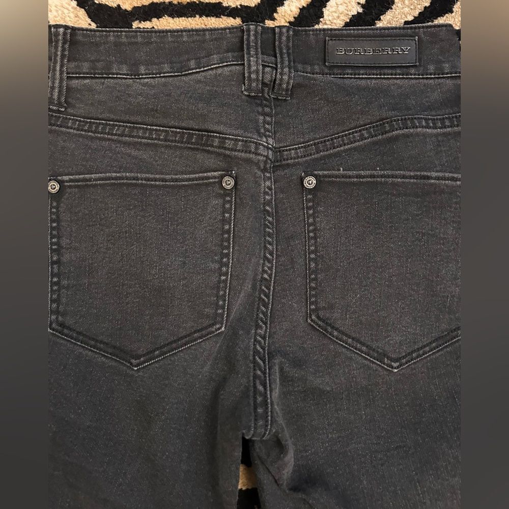 BURBERRY London womens 'Blangdon' Black Boot Cut Jeans Sz 26 - Picture 14 of 14
